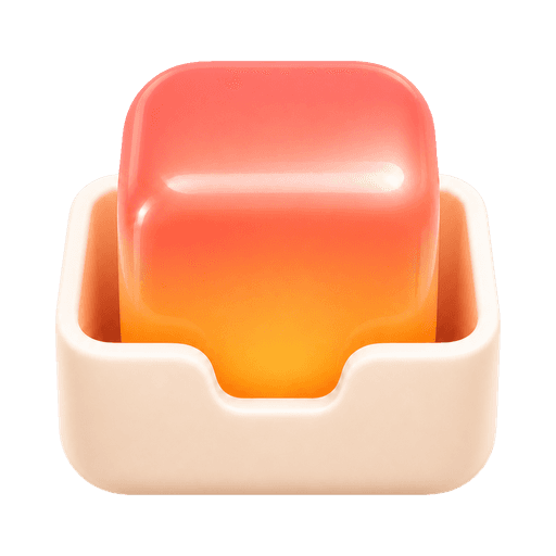 The coral and cream Stowspace tray app icon
